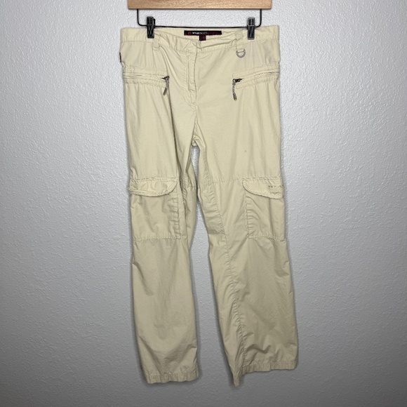 Wild Roses beige light weight outdoor wear size 8 -cp - Picture 1 of 8